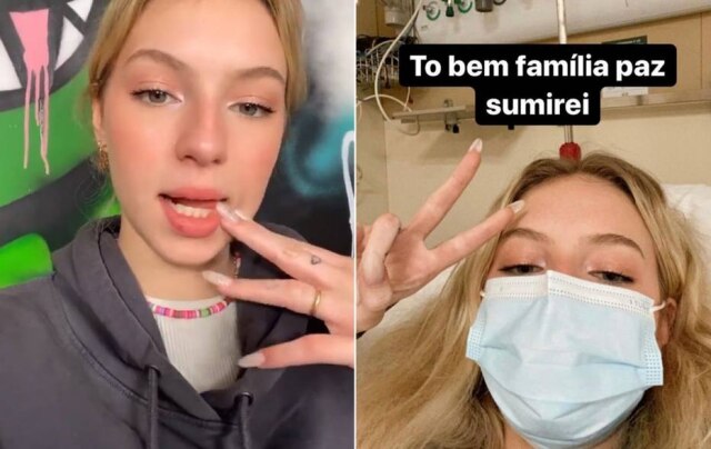 Instagram/ @fefe Fernanda Schneider está internada em hospital de São Paulo