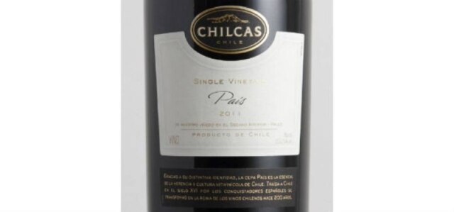 Reprodução Vinho Chilcas Single Vineyard Pais 2011