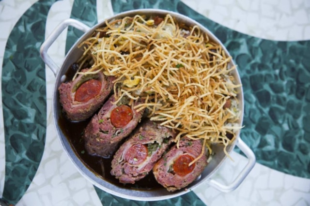Antonio Rodrigues|Divulgação Para o almoço da semana. Especial de terça-feira, o rocambole de carne com arroz biro biro