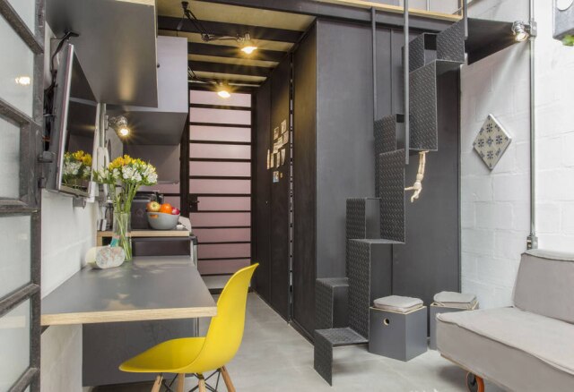 Zeca Wittner/Estadão Com 26 m², casa na Vila Madalena foi pensada para conter o essencial. Incluindo um bom espaço ao ar livre