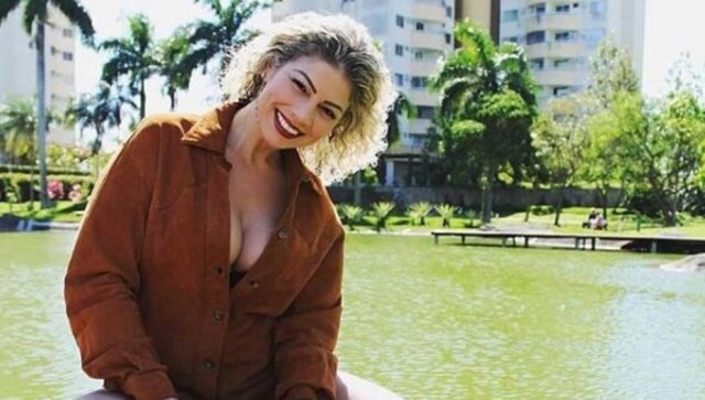 Instagram/@catiapaganote A ex-paquita Catia Paganote, que foi expulsa de 'A Fazenda' 2018.