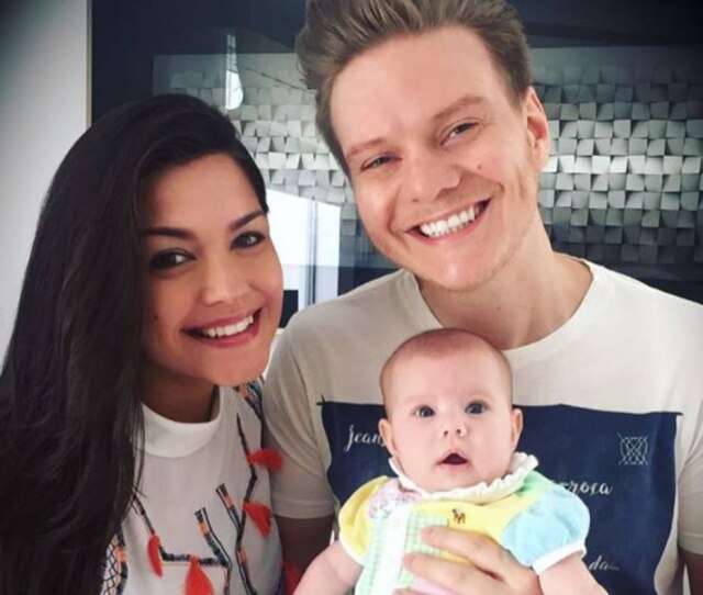 Reprodução/Instagram Michel Teló, Thais Fersoza e Melinda