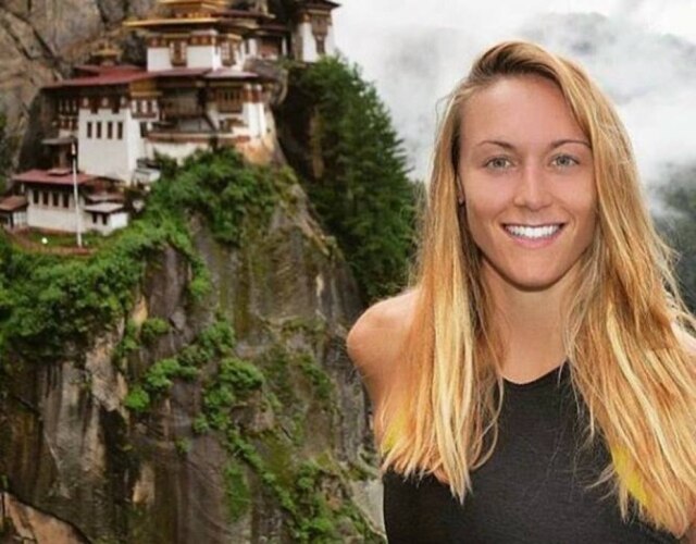 Reprodução/Instagram A americana Cassandra De Pecol tornou-se também a pessoa a viajar para todos os países em menos tempo.