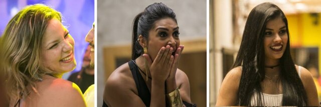 Paulo Belote/GLobo Cacau, Amanda e Munik foram algumas das presenteadas pelo fãs