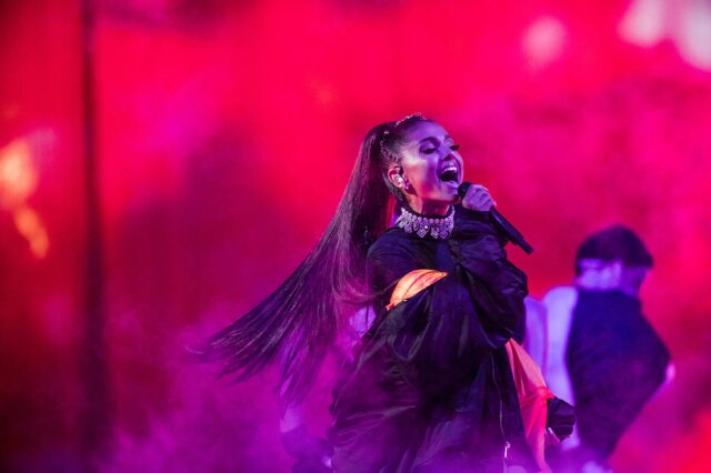 Chad Batka/The New York Times Ariana Grande se apresentou em Santiago, Chile, na última segunda-feira, 3.