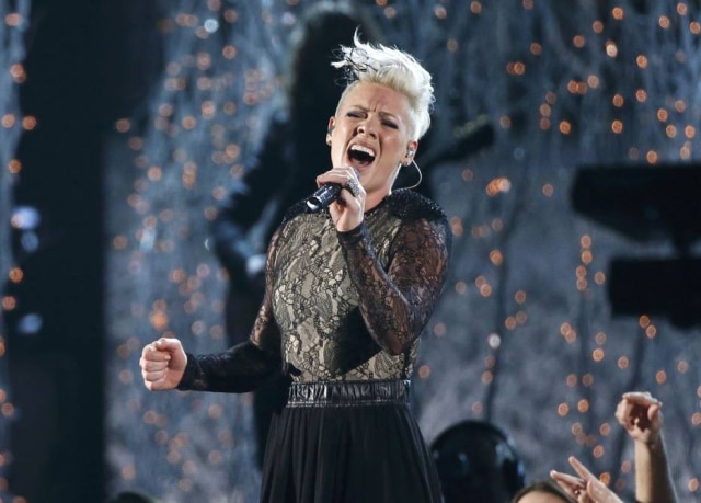 Mario Anzuoni/;Reuters A NFL anunciou que a cantora Pink irá entoar o hino nacional norte-americano na abertura do Super Bowl LII