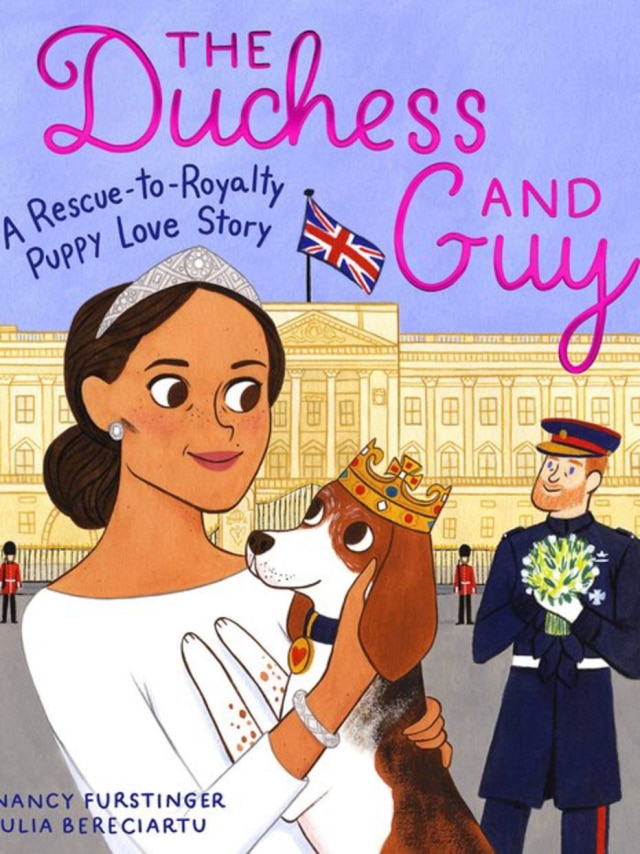 Divulgação The Duchess and Guy: A Rescue-to-Royalty Puppy Love Story, livro de ilustrações sobre cão de Meghan Markle.