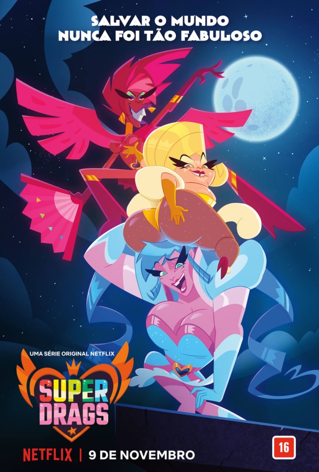 Ernnacost / Netflix Arte de 'Super Drags', da Netflix.