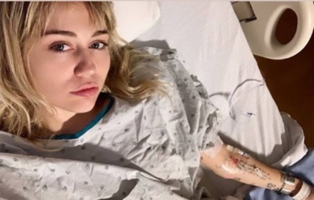 Instagram / @mileycyrus Miley Cyrus internada.