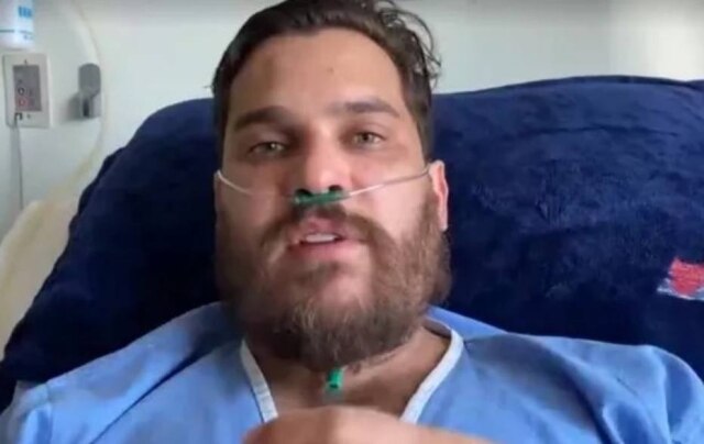 Reprodução Twitter/ @EncontroFatima Cauan destacou que boa saúde mental foi importante para sua recuperação