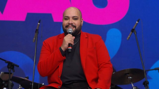 TV Globo Tiago Abravanel participou do 'Altas Horas', com Serginho Groisman, neste sábado, 2.