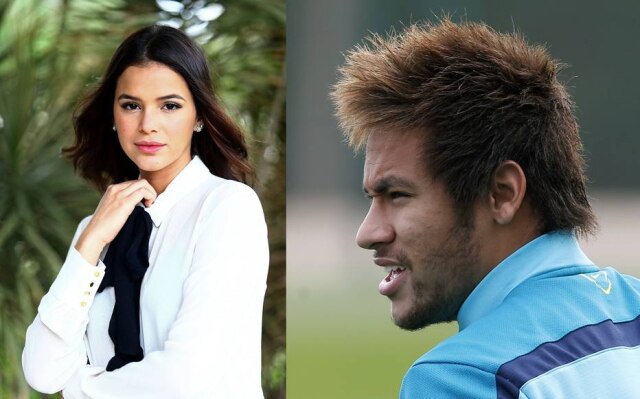 Fotomontagem: FABIO MOTTA/ESTADÃO / REUTERS/Albert Gea Meias de Neymar foram presente da namorada, Bruna Marquezine