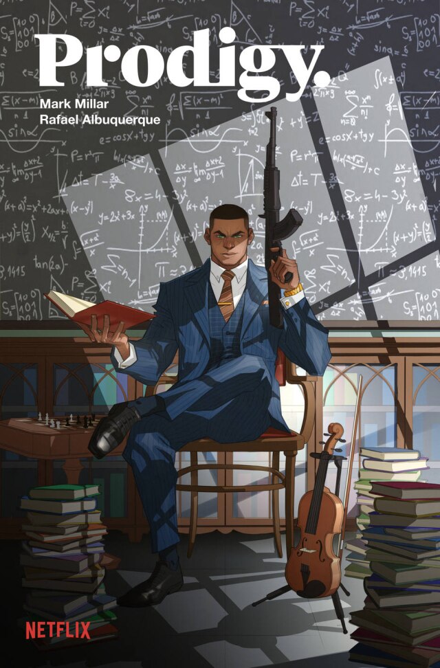 Özgür Yildirim/Netflix/Divulgação Capa alternativa da primeira edição de 'Prodigy' desenhada pelo desenhista turco Özgür Yildirim
