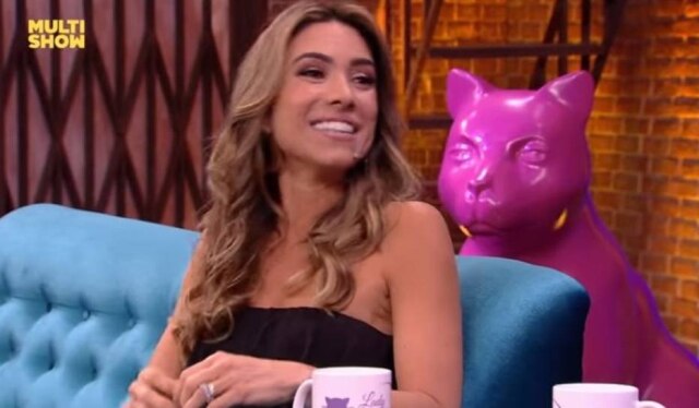 Reprodução/Multishow Patrícia Abravanel, filha de Silvio Santos, durante programa 'Lady Night', no Multishow.