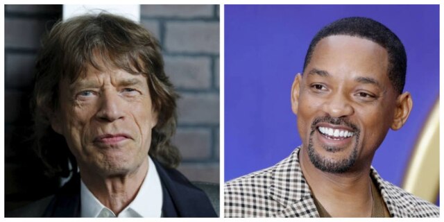 Eduardo Munoz/Reuters | Tolga Akmen/AFP O cantor Mick Jagger e o ator Will Smith.