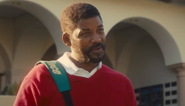 Reprodução de 'King Richard' (2021) / Warner Bros. Pictures Will Smith em cena do filme 'King Richard'